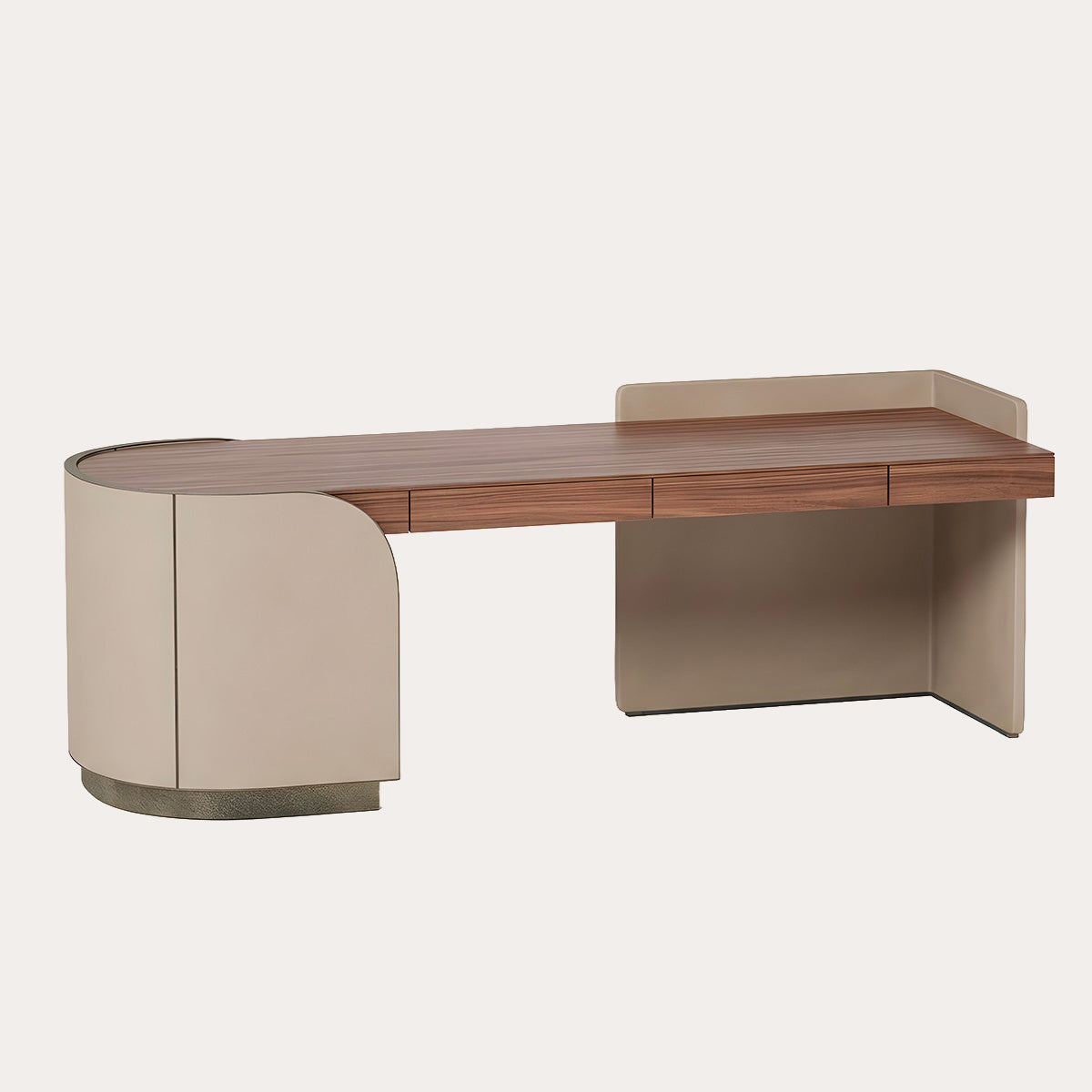 Modern Desk in Brown