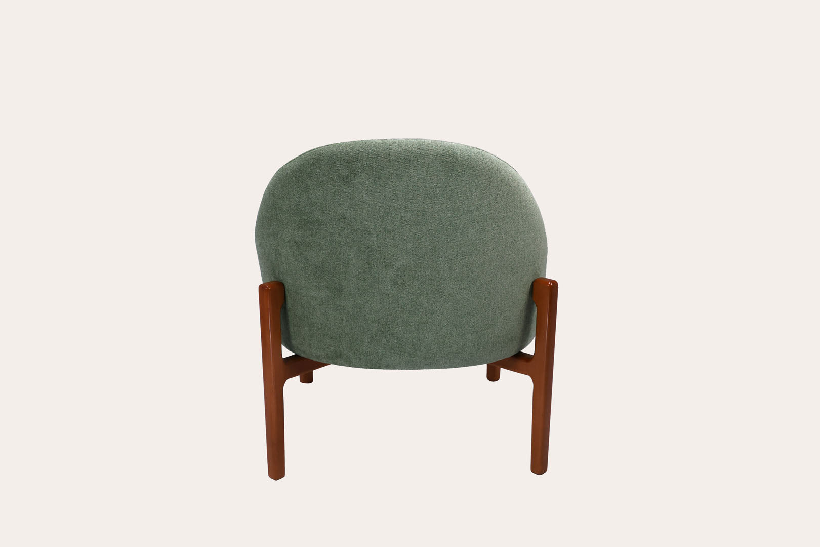 Mint Green Velvet Wooden Chair