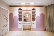 Children's Pink and White Wardrobe