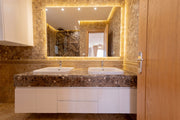 Double Sink Marble Unit