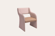Light Grey & Beige Leather Modern Chair