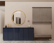 Dark Blue Wooden Console