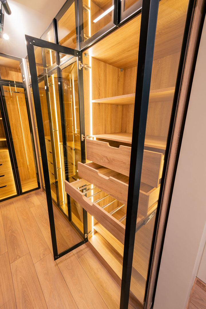 Modern Glass Dressing Room