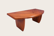 MDF Walnut Wood Veneer Coffee Table