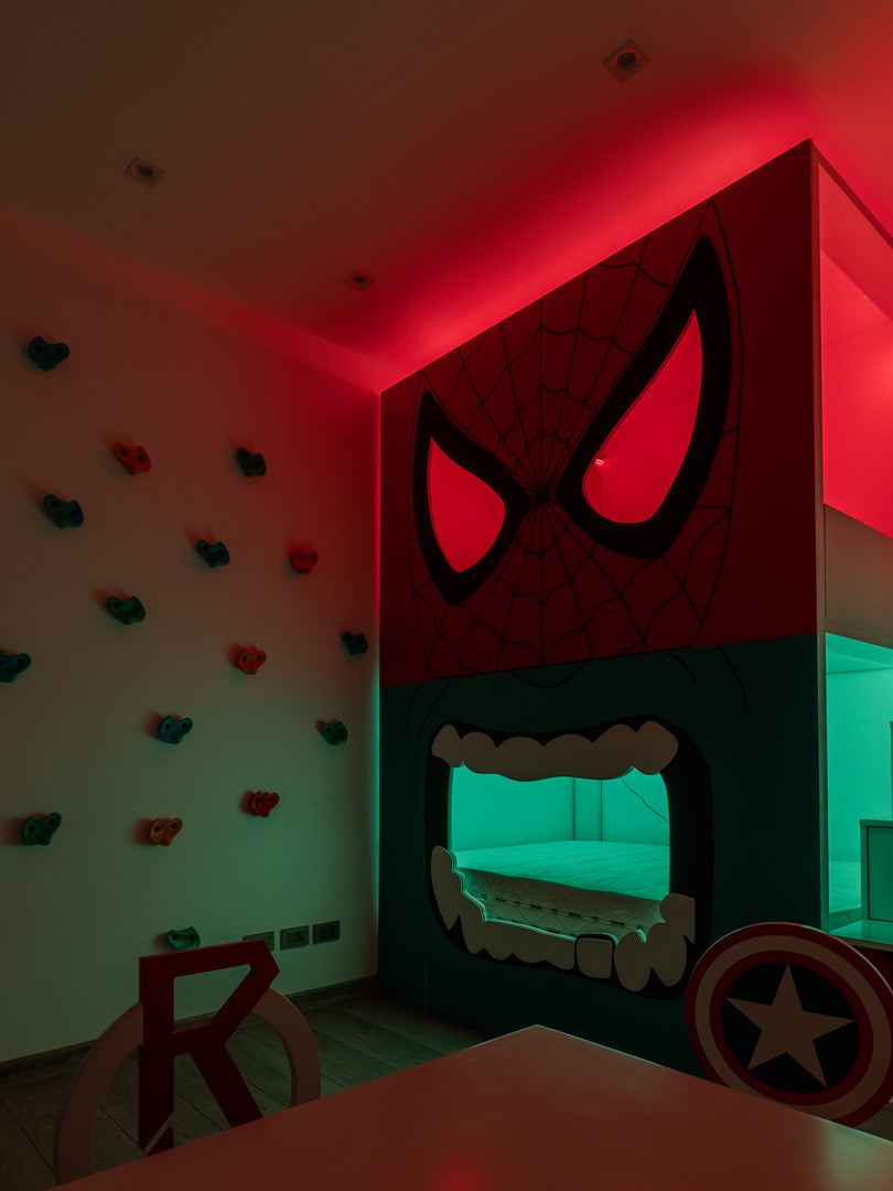 Marvel Kids Bunk Bed and Wardrobe